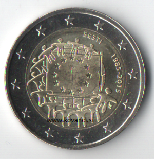 estonia 2e 2015 - zastava eu