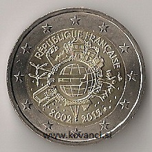francija 2e 20120 10 let €