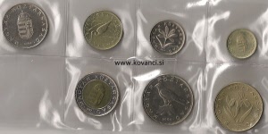 madzarska set forintov z