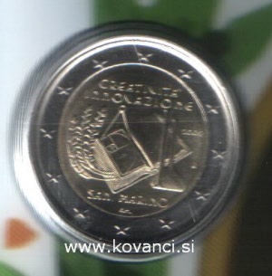san marino 2e 2009 kovanec
